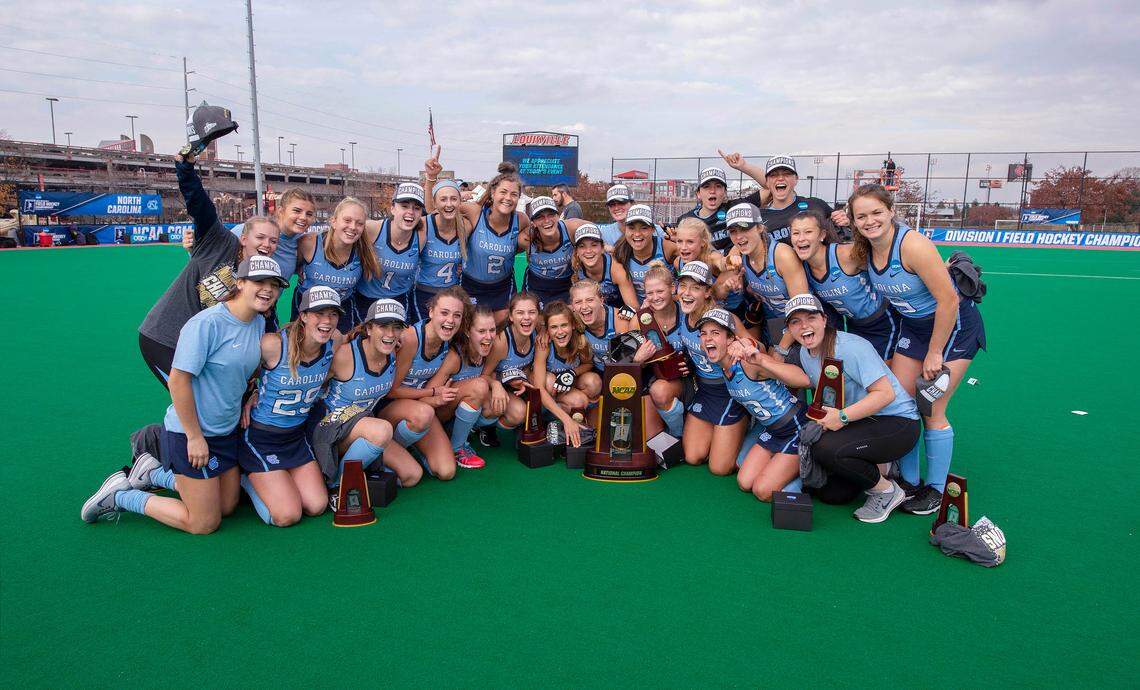 The UNC-Chapel Hill field hockey team won the 2018 NCAA tournament in Louisville, Ky., on Nov. 18, 2018. The N.C. Department of Transportation will put up eight highway signs around the state commemorating the championship.