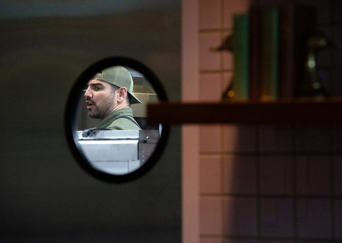 Chef Manny Barella works in the kitchen at Jaguar Bolera in Raleigh, N.C. on Tuesday, May 14, 2024.