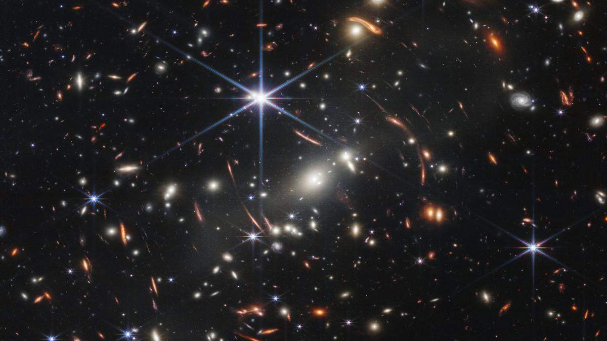 This image provided by NASA on Monday, July 11, 2022, shows galaxy cluster SMACS 0723, captured by the James Webb Space Telescope. The telescope is designed to peer back so far that scientists can get a glimpse of the dawn of the universe about 13.7 billion years ago and zoom in on closer cosmic objects, even our own solar system, with sharper focus.