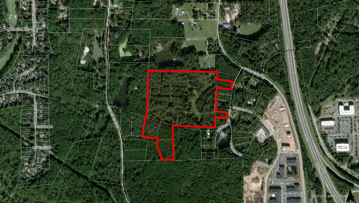 Leigh Valley, a proposed townhome and apartment development near Interstate 40 and N.C. 54 will be considered by the Durham City Council on Sept. 3, 2024.