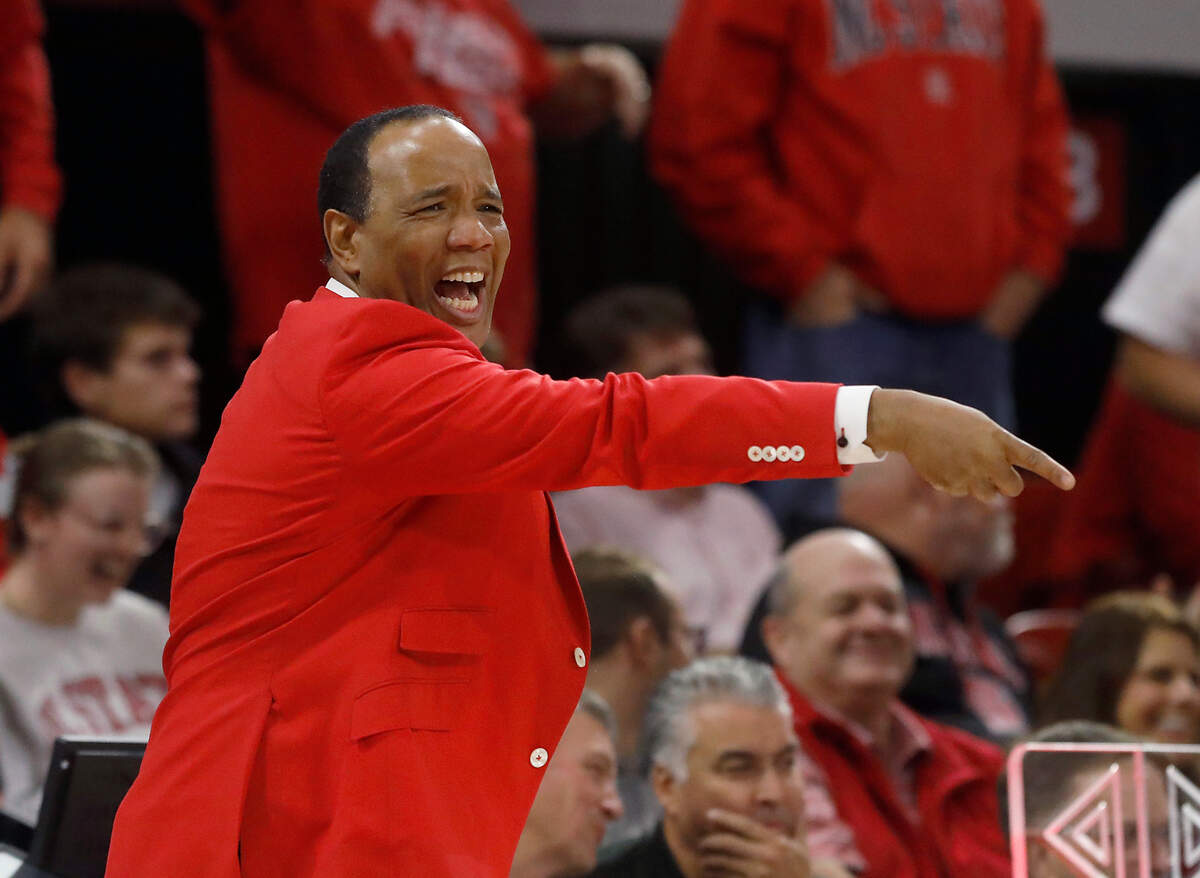 N.C. State head coach Kevin Keatts instructs his team during the second half of the Wolfpack’s 66-56 win over Coppin State on Tuesday, Dec. 10, 2024, at Reynolds Coliseum in Raleigh, N.C.