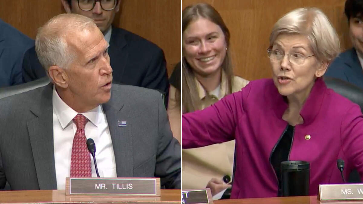 Sen. Warren implies NC’s Tillis is chicken, makes ‘bok bok’ sounds at him ...