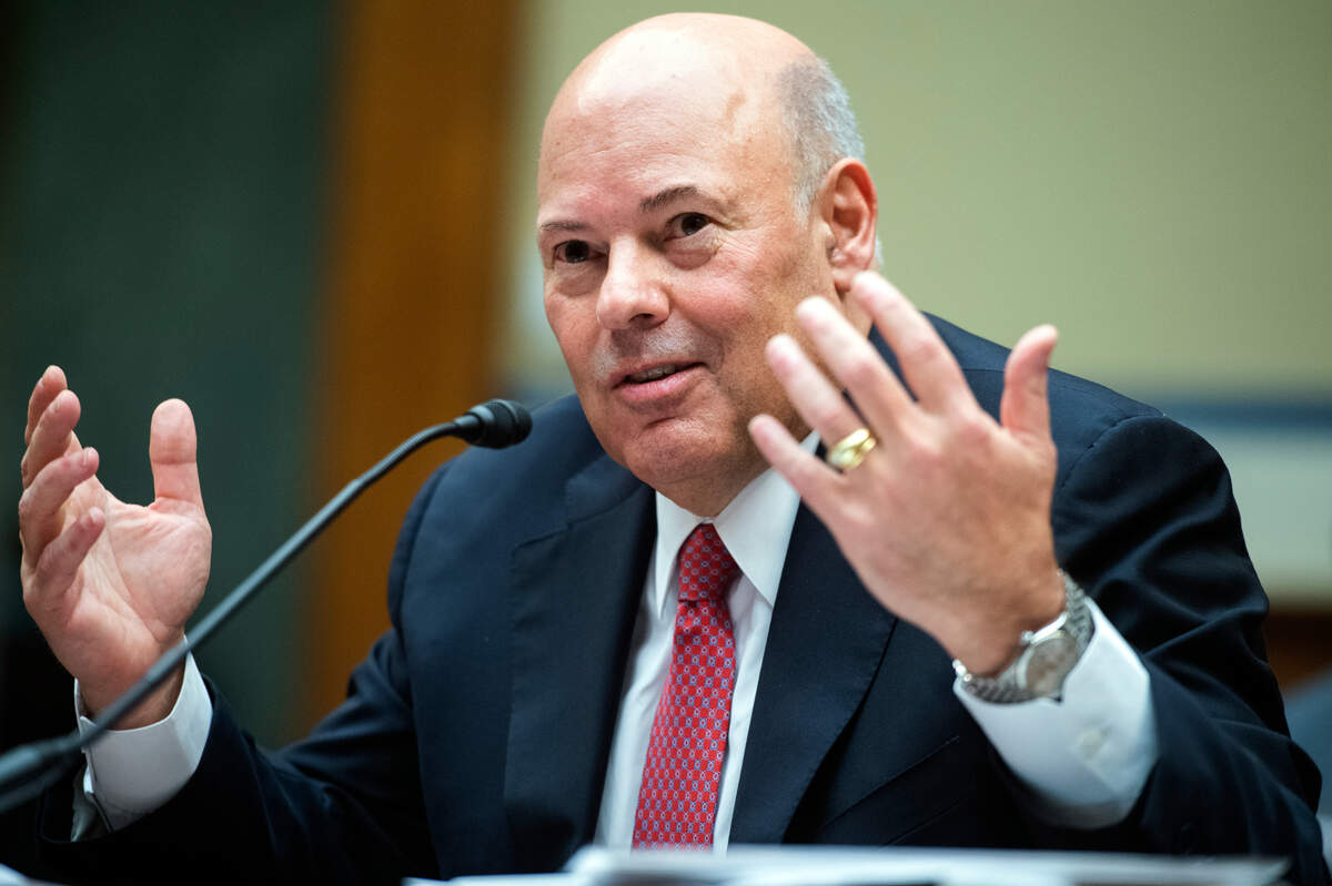 Postmaster General Louis DeJoy testifies during a House Oversight and Reform Committee hearing on the Postal Service on Capitol Hill, Monday, Aug. 24, 2020, in Washington.