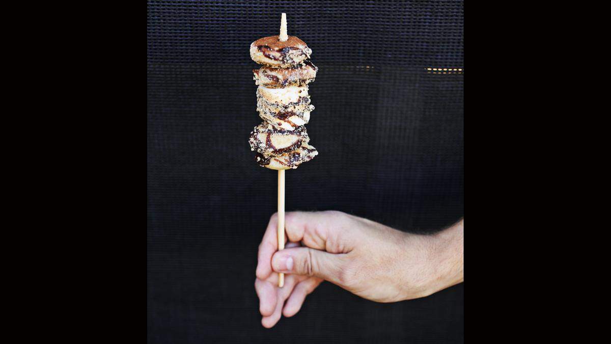 Campfire on a stick from Hot Chix Hotcakes & Chicken.