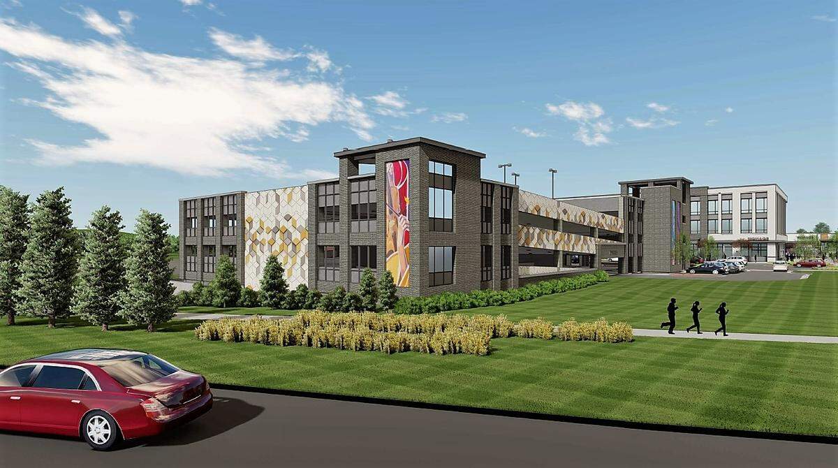 A 150-space, three-story parking deck is slated to replace Orange County’s now-closed recycling convenience center at University Place. The site is behind the Kangaroo gas station off South Estes Drive in Chapel Hill.
