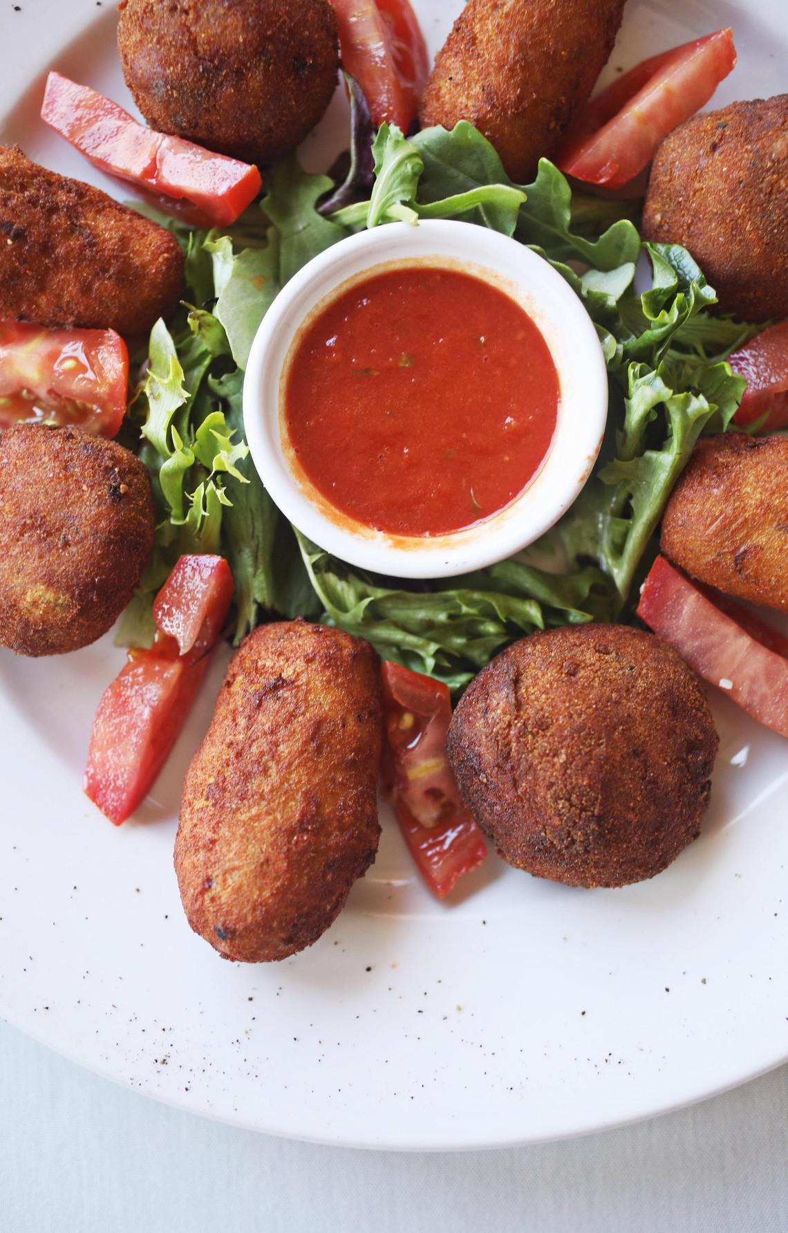 The cuoppo di Gennarino is an appetizer sampler Alex & Teresa’s Pizzeria & Trattoria in Cary inspired by snacks that are served in a paper cone (ÒcuoppoÓ) on the streets of Naples.