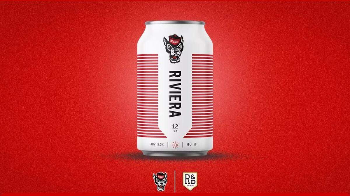 NC State University athletics department announced a partnership with Raleigh-based R&D Brewing to produce a co-branded version of R&D’s existing Riviera beer, a Mexican-style lager.