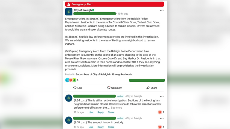 City didn’t use all available alert systems during Raleigh’s mass shooting