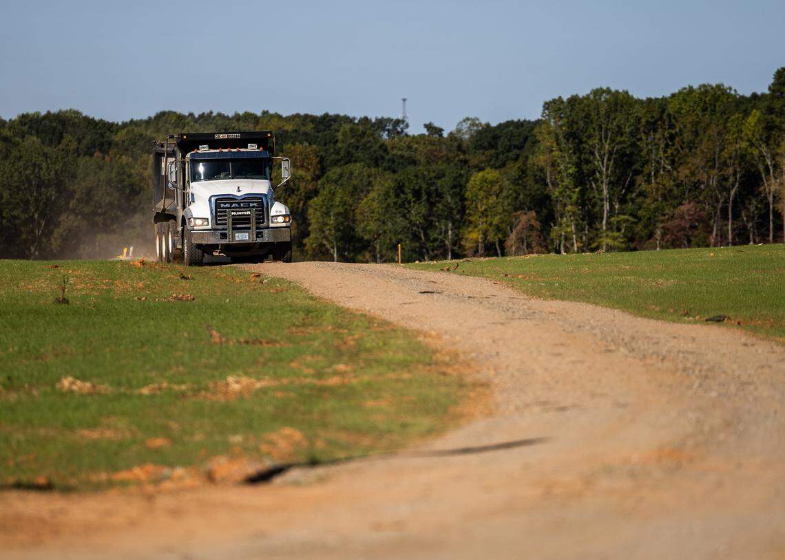 The view this month from Timber Road in Mooresville, near where the Mooresville BTR planned community is located.