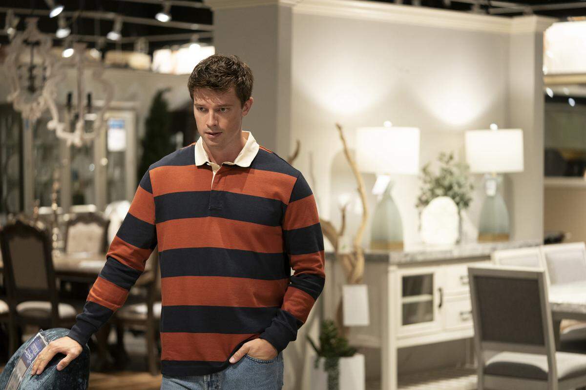 Patrick Schwarzenegger as Todd Peterson in the HBO Max series “The Staircase.”