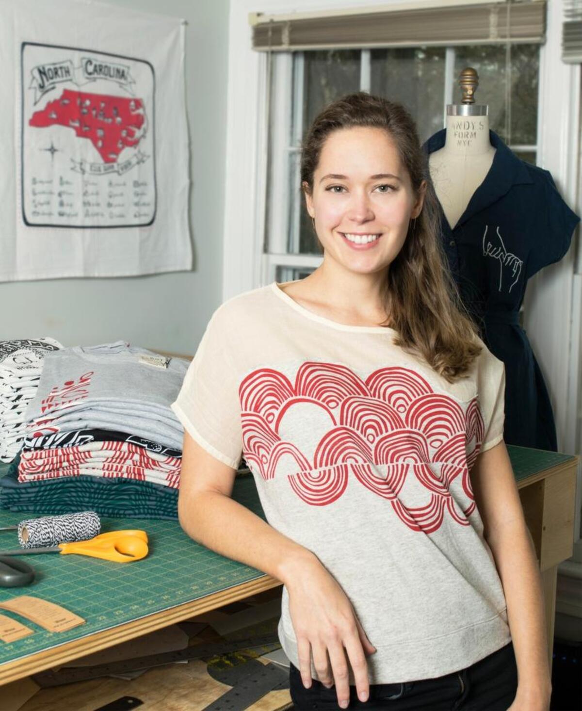 Kat Williford found Pamut Apparel, a Raleigh-based, sustainably-sourced women’s apparel line.