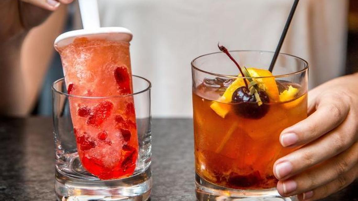 The Old Fashioned Popsicle from the 41 Hundred Lounge.