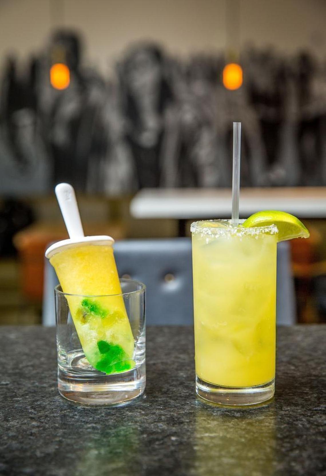 The Margarita Popsicle from the 41 Hundred Lounge.