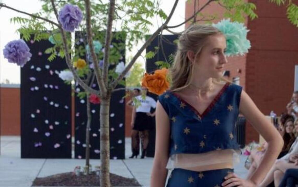 These high school students are learning about the fashion industry from every angle