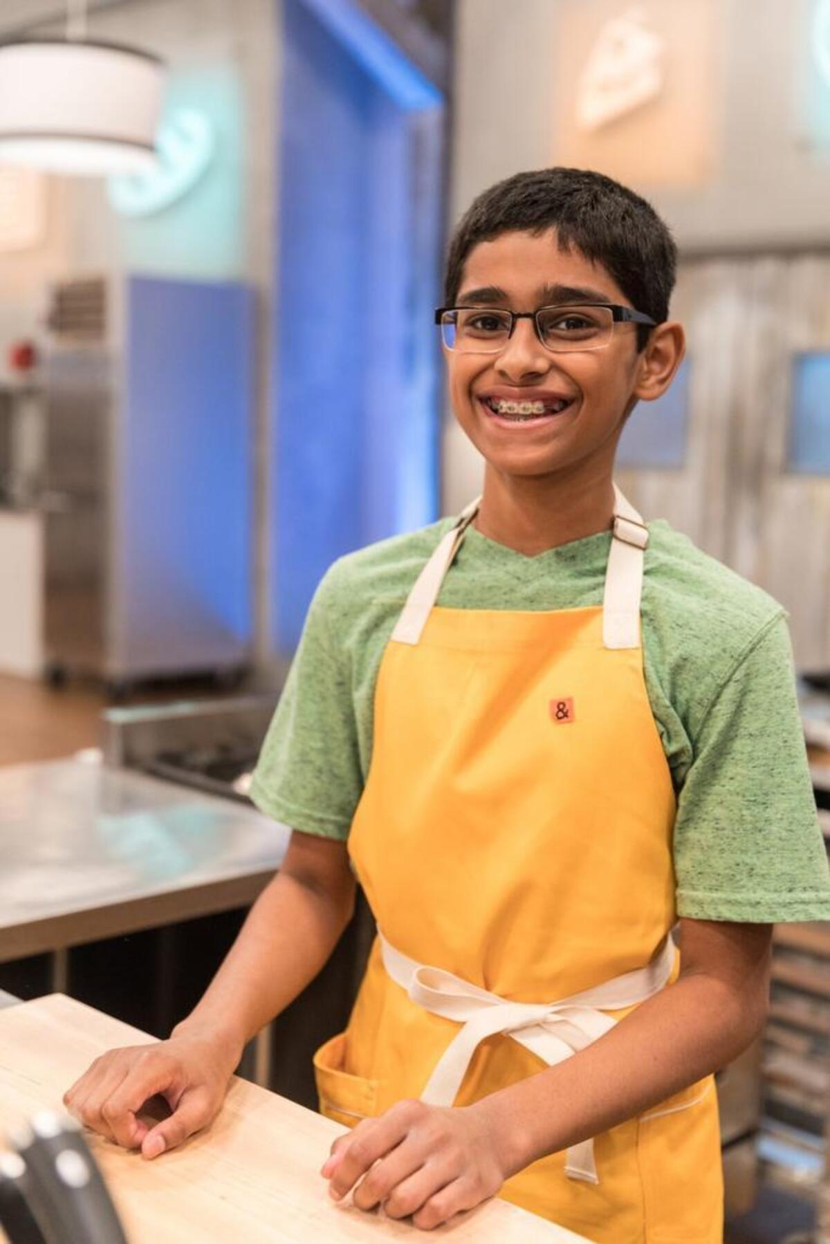 Aditya Pillutla, 12, of Cary, is one of 12 contestants on Season 4 of Food Network’s “Kids Baking Championship.”