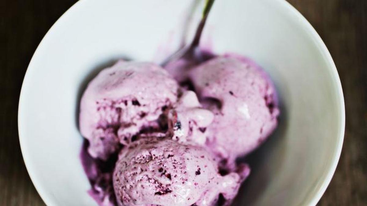 Blueberry Cheesecake Ice Cream.