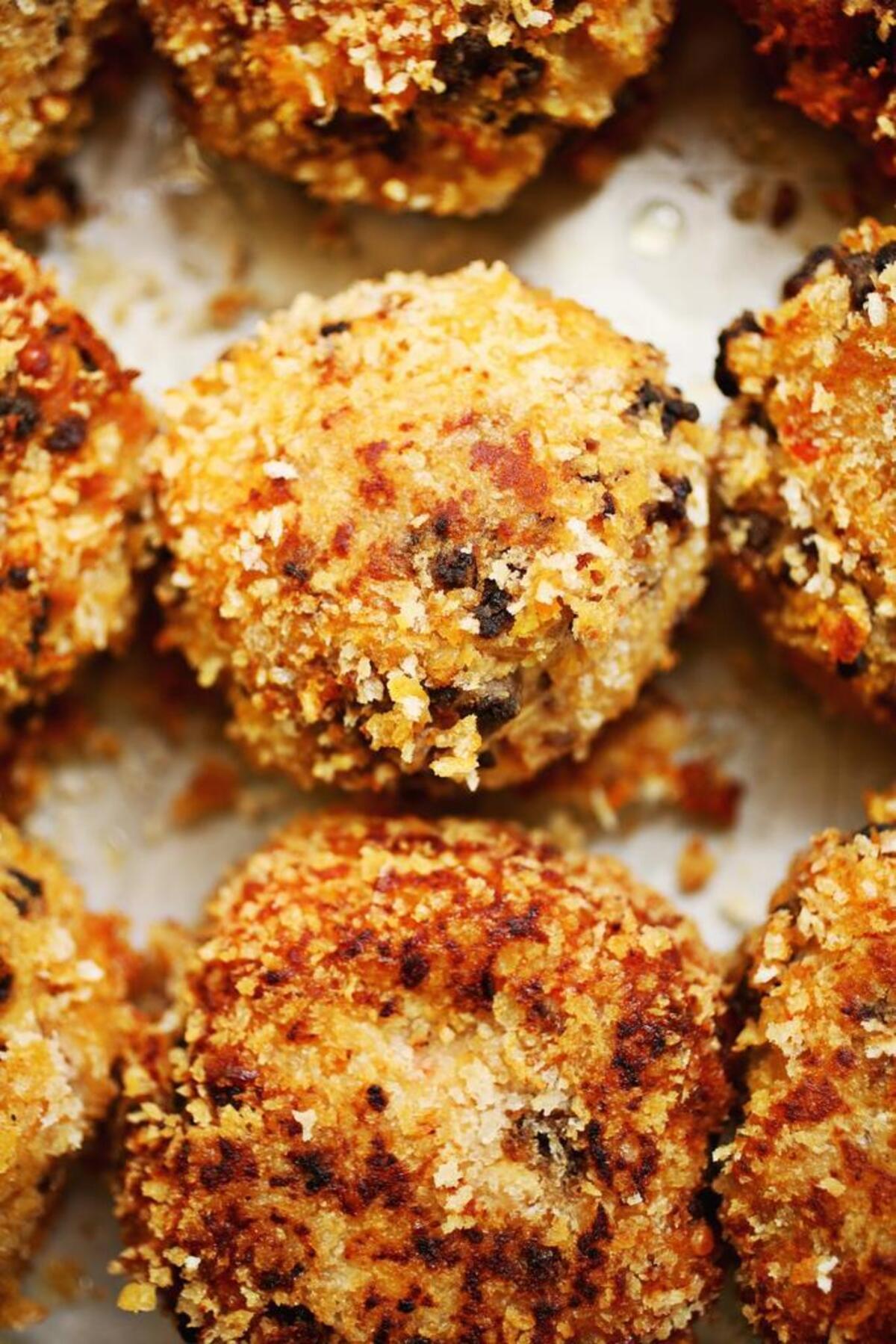 Chatham County is known for its small farmers, and many donate items for the lunch that enables chef K.T. Leary to produce meals with high-quality ingredients which would be at home in a restaurant such as these vegetarian lentil-chickpea patties.