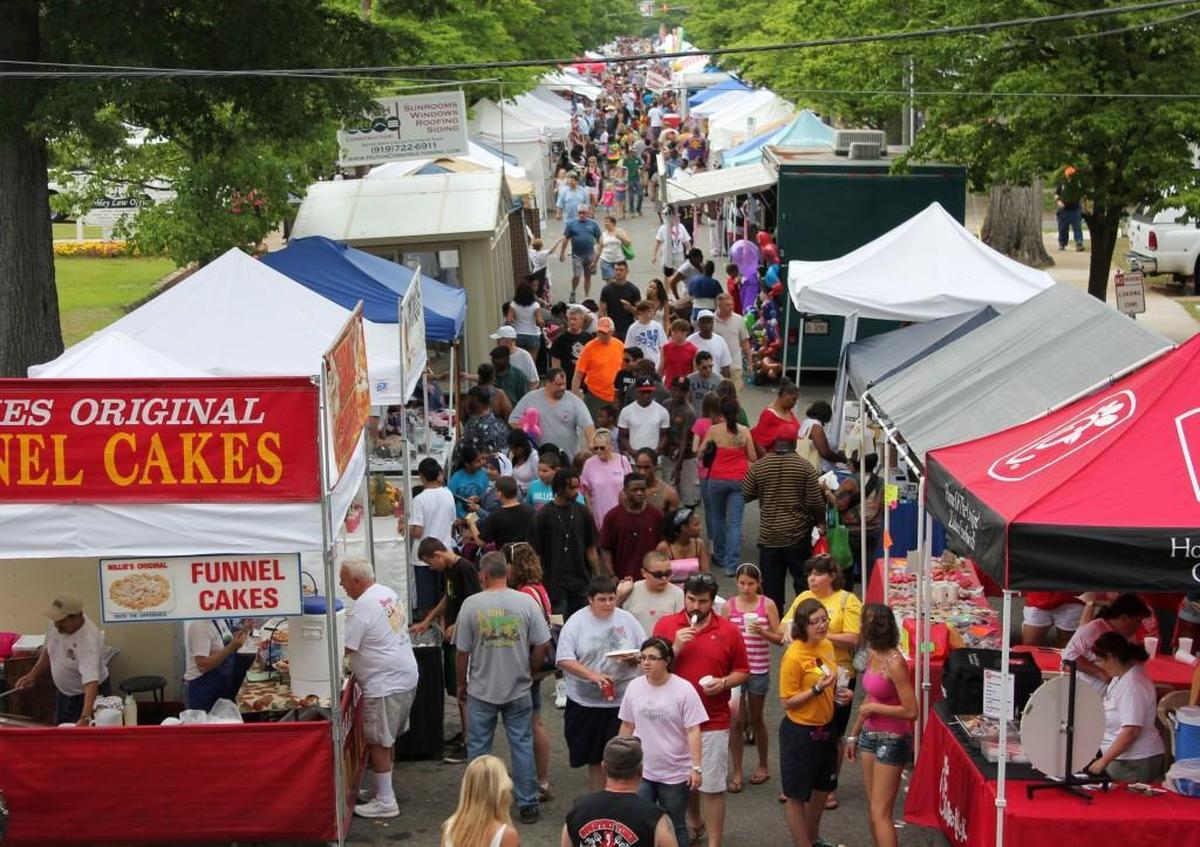 Smithfield Ham & Yam Festival, on May 5, is the 34th annual celebration of two of Johnston County’s main products: pork and sweet potatoes.