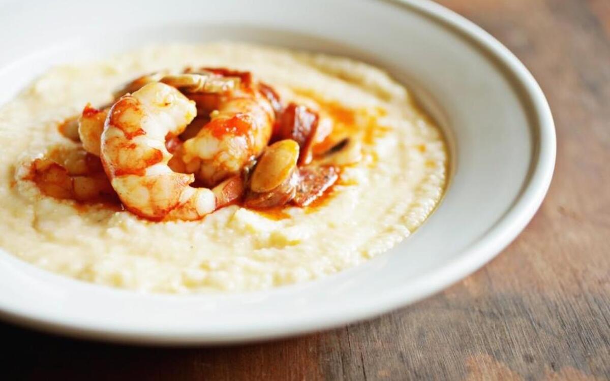 
The shrimp and grits from Amos Mosquito’s in Atlantic Beach.
