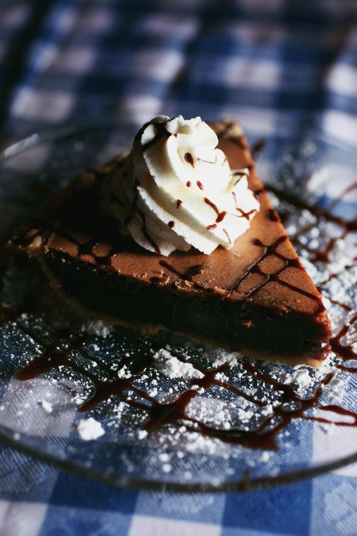 The Chocolate Chess Pie is a classic menu item at the Angus Barn in Raleigh.