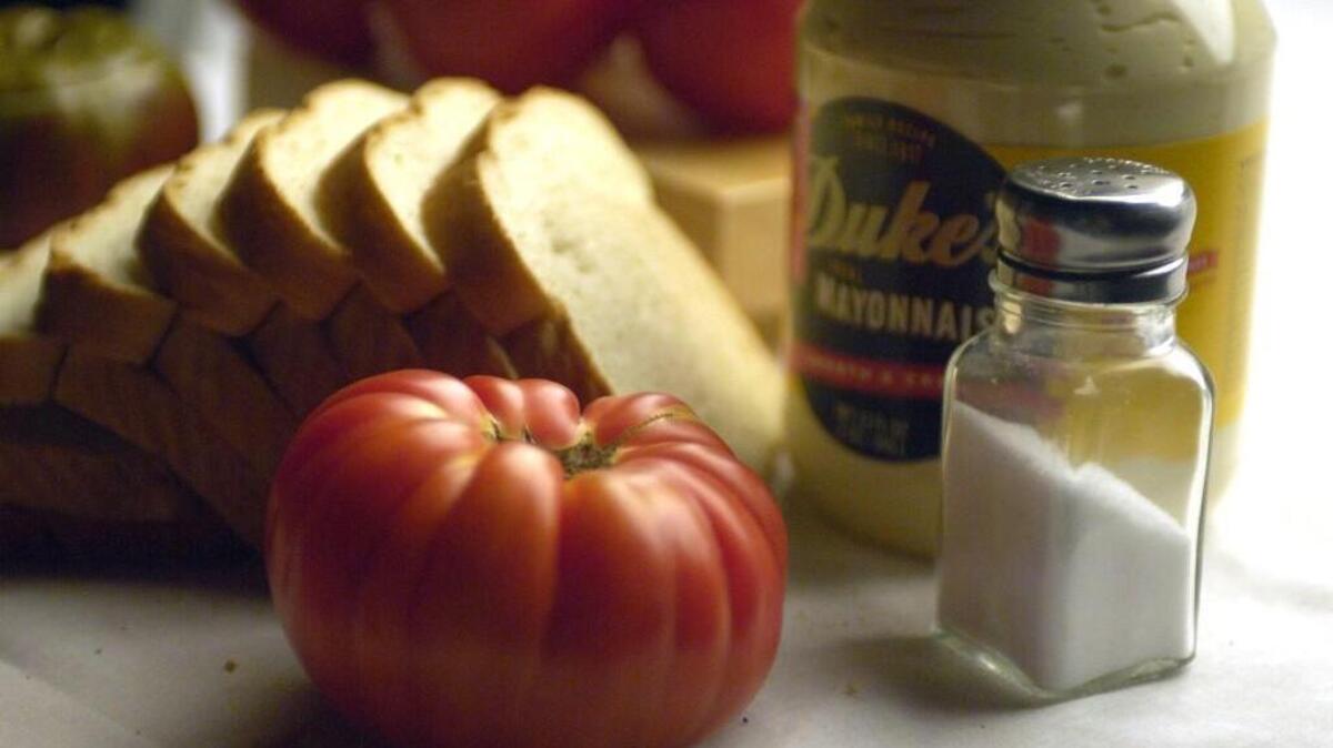 Duke’s Mayonnaise is the preferred mayonnaise of many Southerners, particularly for their tomato sandwiches.