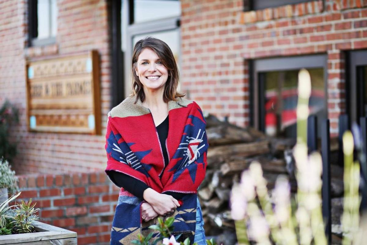 Chef Vivian Howard outside of her restaurant Chef & the Farmer in downtown Kinston, Nov. 15, 2017. This week Howard launched a new online bakery called Handy & Hot.