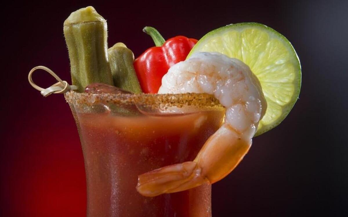 This simple tomato juice and vodka cocktail has evolved to include a variety of garnishes.