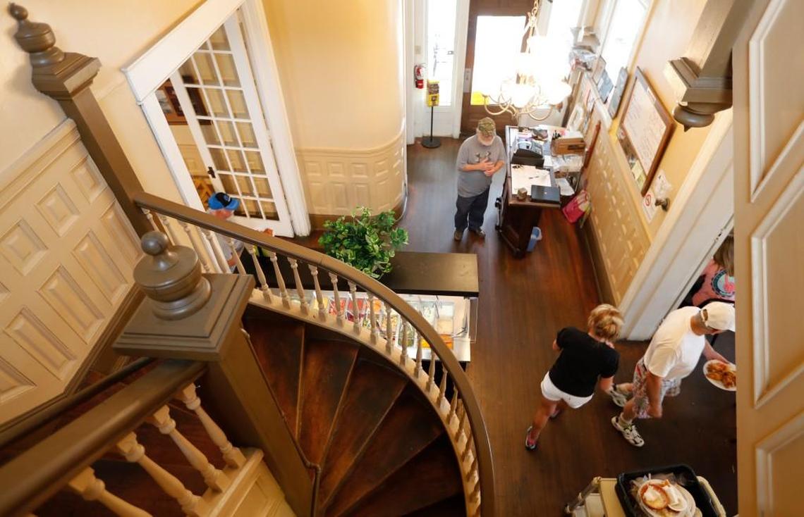 Seaboard Station Restaurant in Hamlet, N.C. is located in an old home.