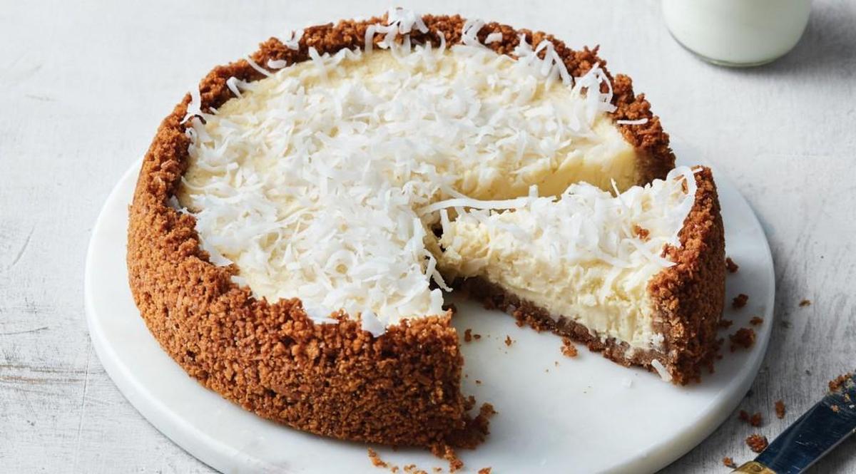 Coconut Cheesecake from Melissa Clark’s “Dinner in an Instant.” The dessert needs at least eight hours and preferably overnight to set up.