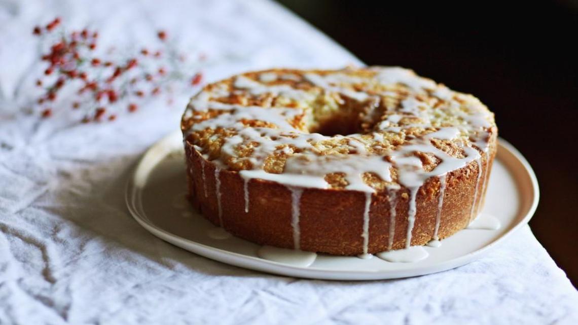 Jan’s Buttermilk Pound Cake freezes like a dream, whether you leave it whole or cut it into halves or quarters.