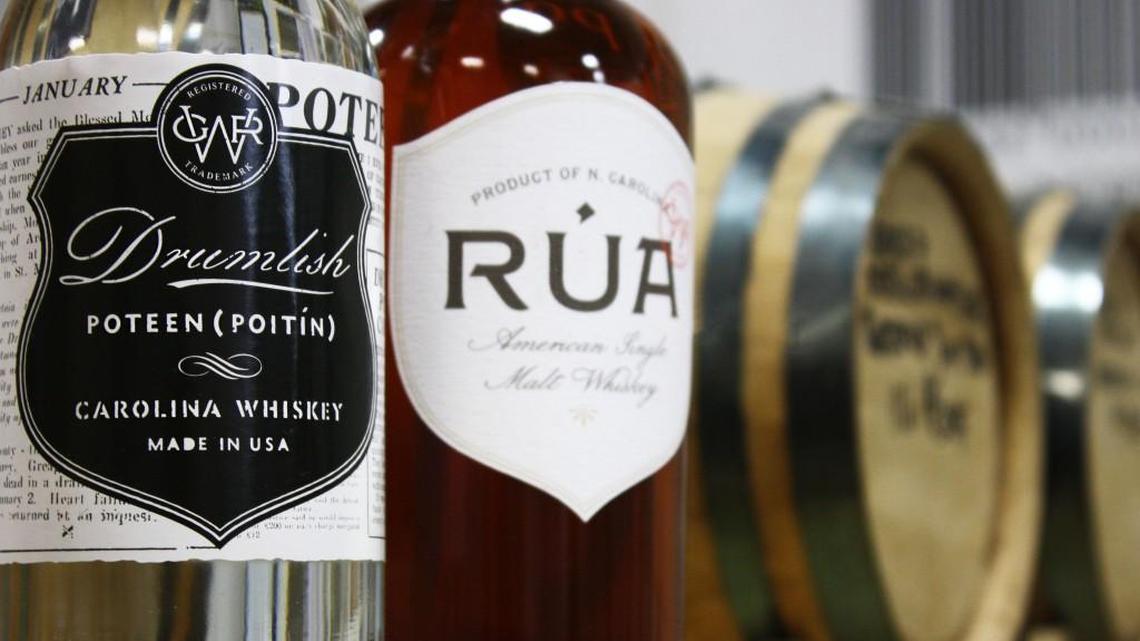 Whiskey from Great Wagon Road Distilling Co. in Charlotte.