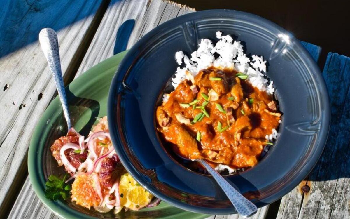 Chesapeake House Fish Stew is adapted from “Bacon, a Savor the South Cookbook.”