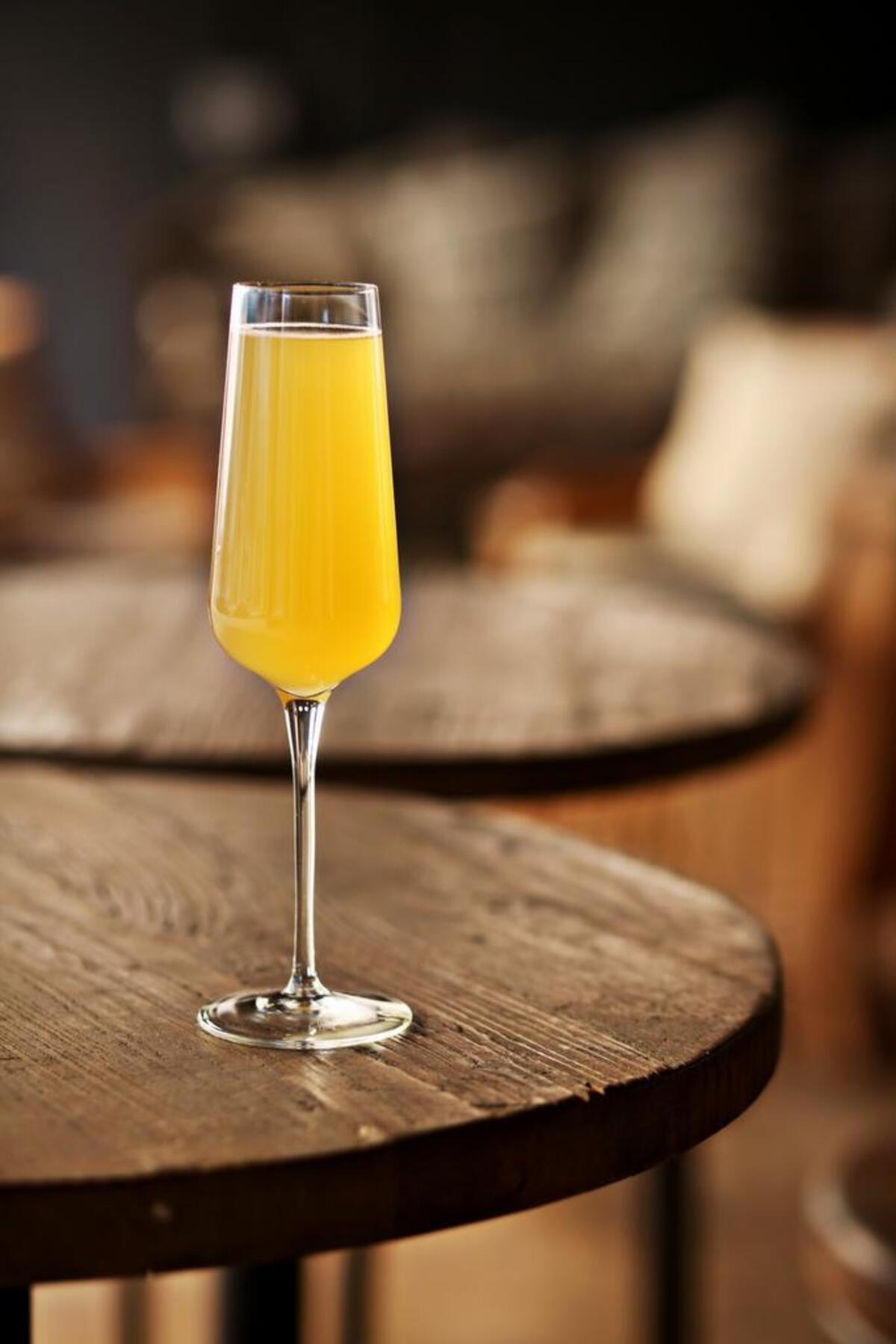 The Apple Cider Mimosa at Vita Vite in downtown Raleigh.
