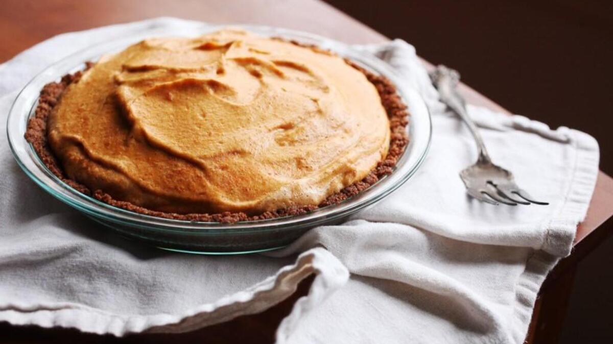 Pumpkin Chiffon Pie.