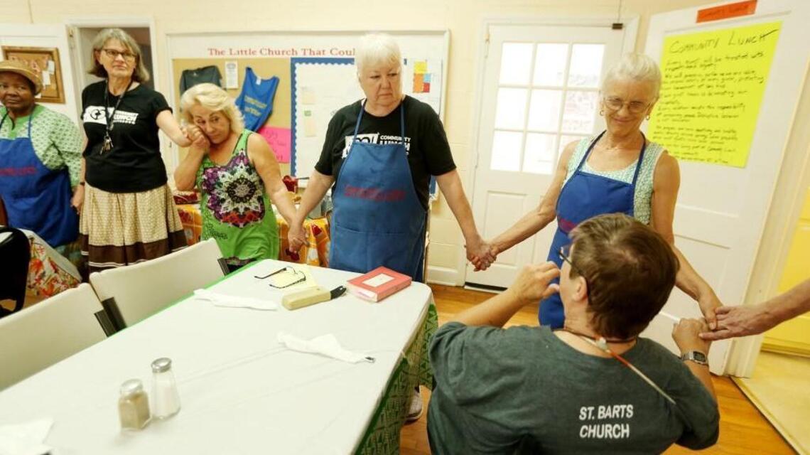 This church serves free farm-to-table lunches, and everyone is invited