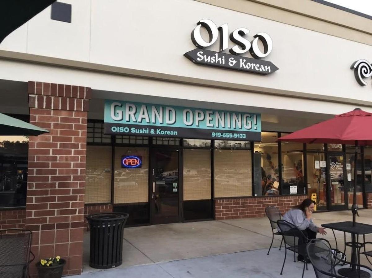Oiso Sushi & Korean is located in Cary’s Maynard Crossing shopping center.