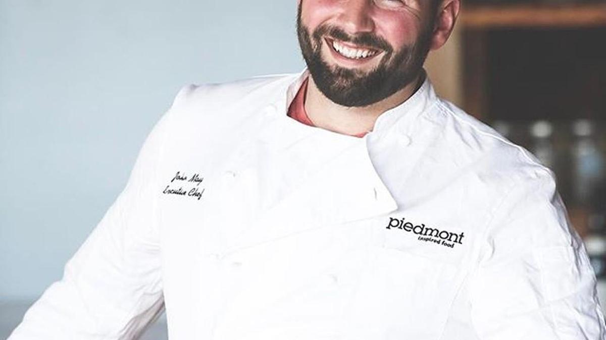 Chef John May, a Durham native, returned home in August to become chef of the Durham restaurant, Piedmont. Zagat, one of the authorities in food guides, has named him one of “9 Southern Chefs to Watch” this year.
