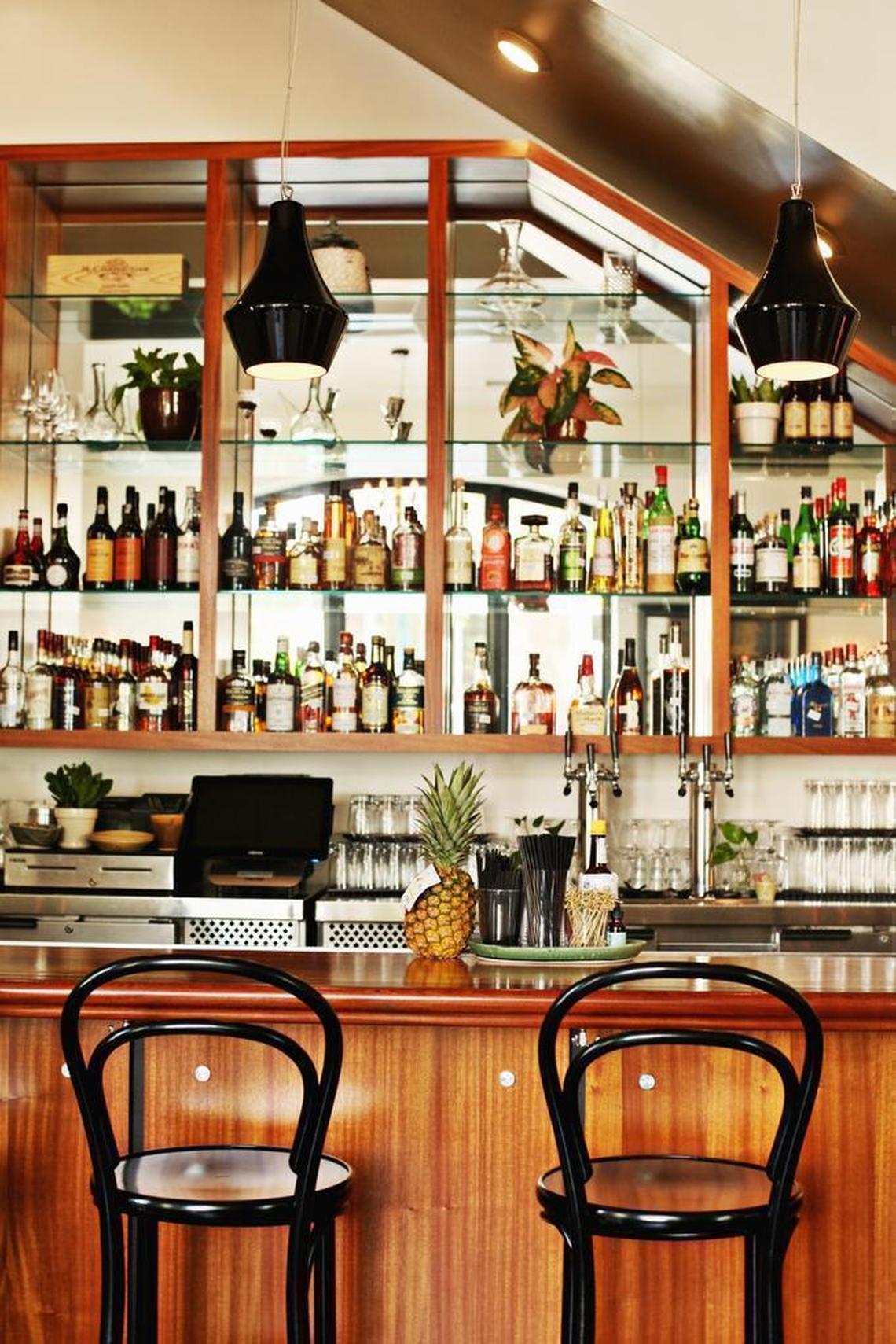 The bar at Death & Taxes in downtown Raleigh; the restaurant is taking reservations for New Year’s Eve 2016.