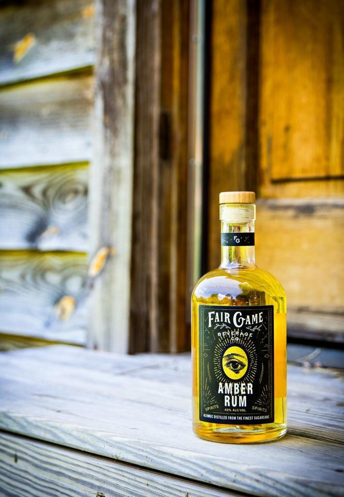 Fair Game Beverage Co. in Pittsboro makes several great local spirits, including Fair Game Amber Rum.