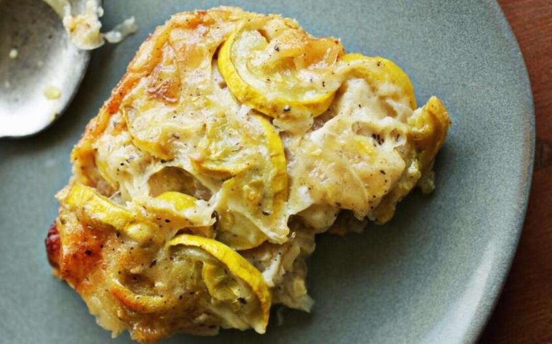 Chef Vivian Howard was happy to share the recipe for her Squash and Fontina Casserole, which she describes as “a cross between traditional squash casserole and the long-cooked squash and onions I grew up eating.”