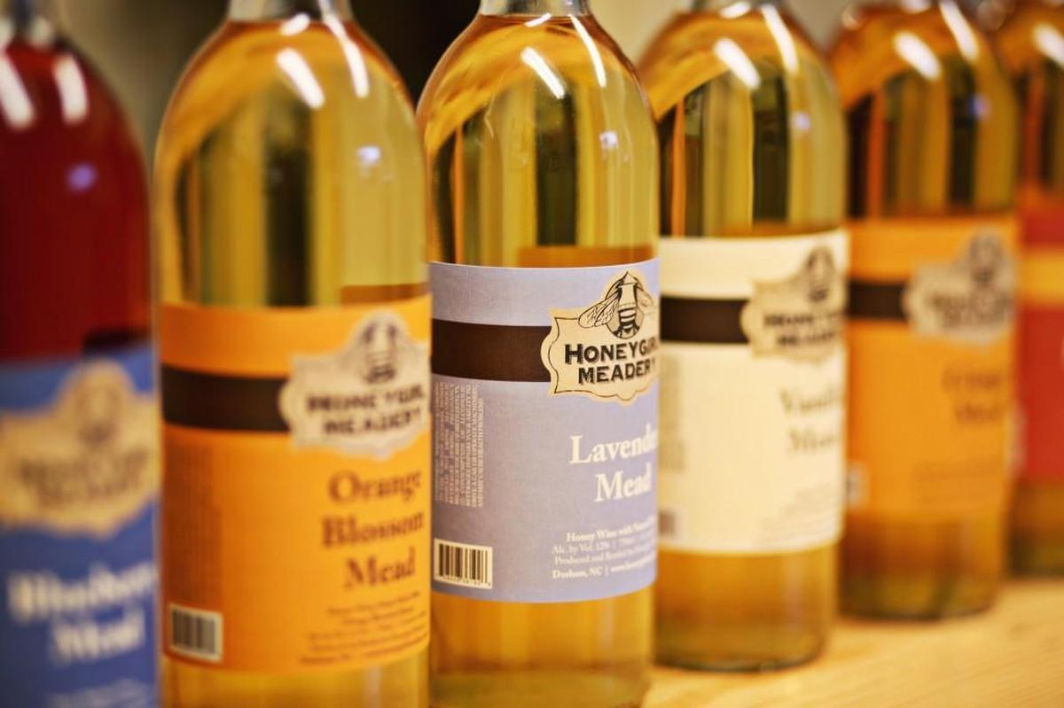 “The interesting thing to me about mead is that there’s a whole range from half-dry to sweet. With mead you need to try it, because we all have different taste buds,” says Durham-based mead-maker Diane Currier.