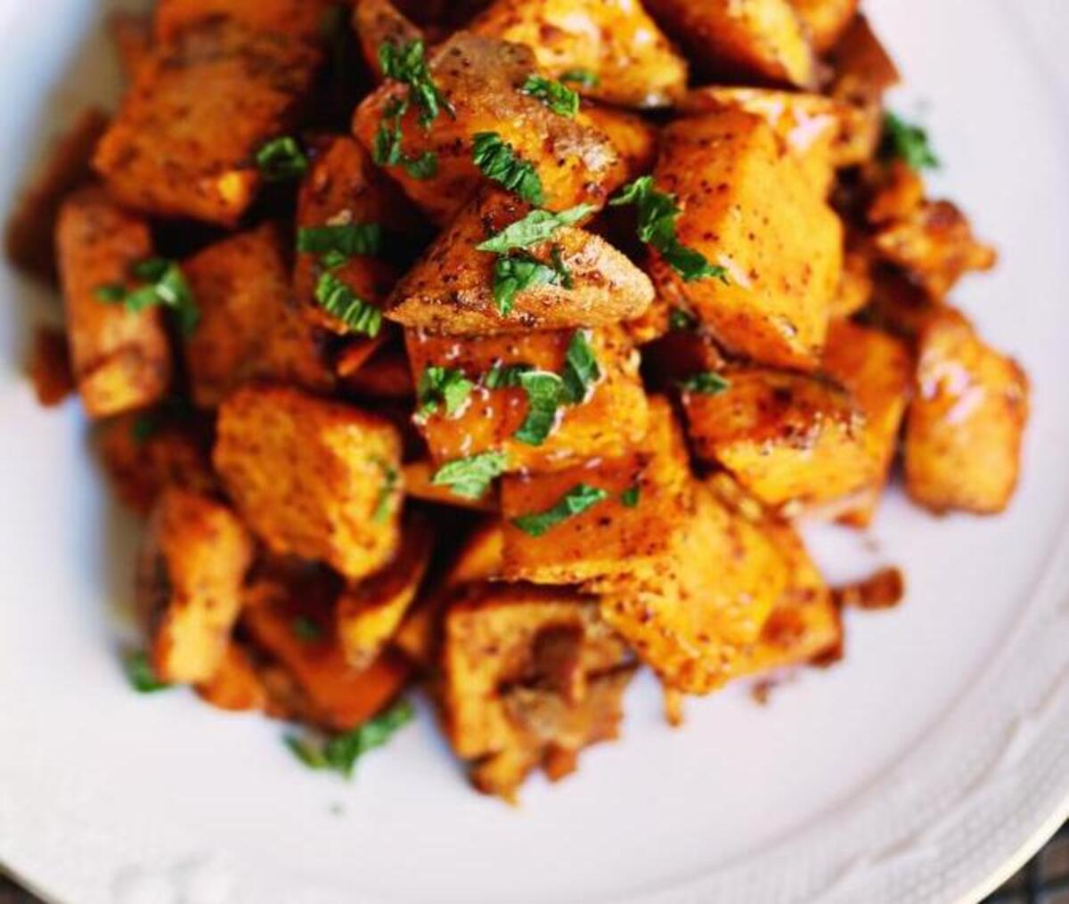 The international menus served at Weaver Street Market in Carrboro, including Ginger Tamarind Sweet Potatoes, were inspired by Chef Glenn Lozuke’s culinary connections and ideas from his staff and kitchen managers.