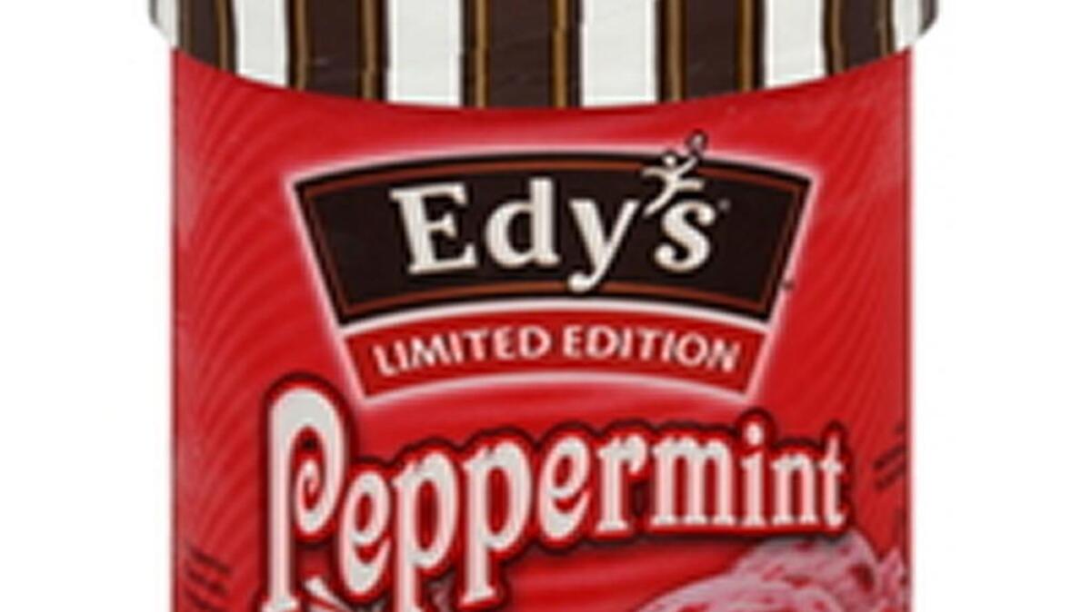 Limited edition, indeed: All the other peppermint ice cream fans keep snapping up all the Edy’s Peppermint.