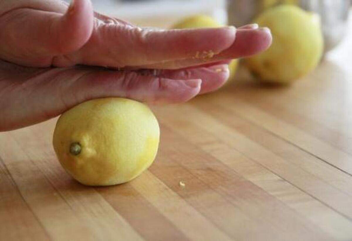
Break out of the winter food trenches by adding a light, bright note of lemon to vegetables, pasta, salad dressing and more. After grating a lemon for zest, roll on the countertop under hand pressure to increase the amount of juice. 
