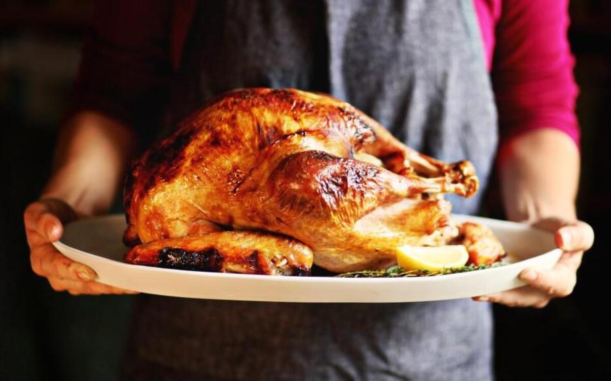 Hickory-Smoked Bourbon Turkey.