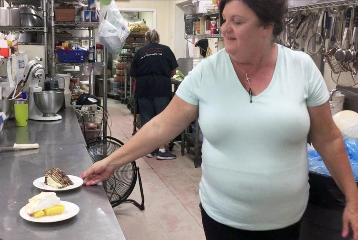 Connie Pennell, 55, owns Parkside Cafe and Catering in Pine Level, a small town in Johnston County. She is seen here Friday, Aug. 18, 2017.