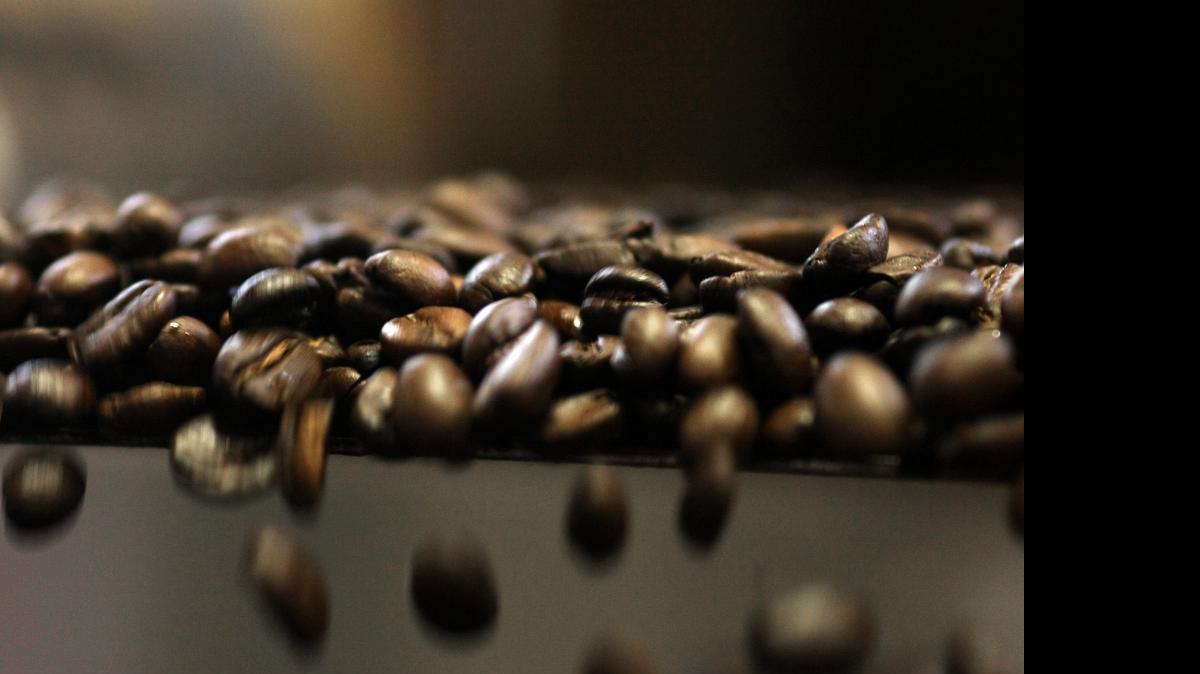 
Grounds and chaff from coffee can be composted. 
