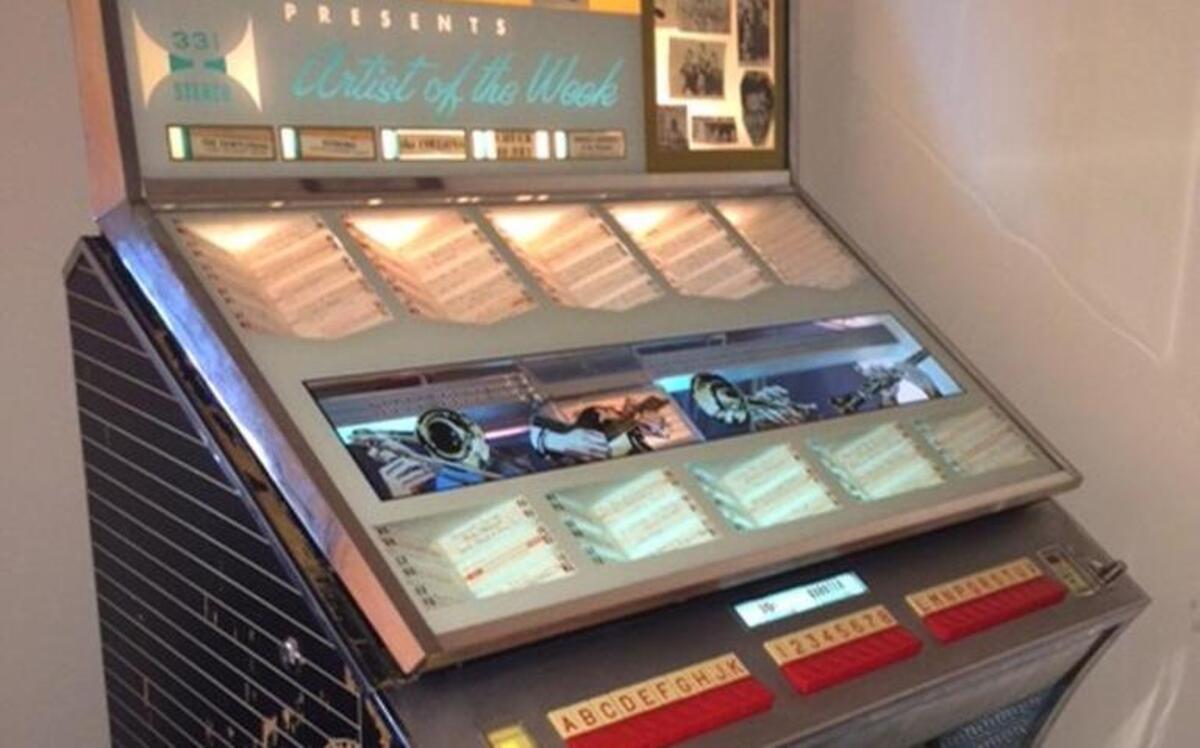 
Barbara Boney Campbell’s 1961 Seeburg Jukebox. 
