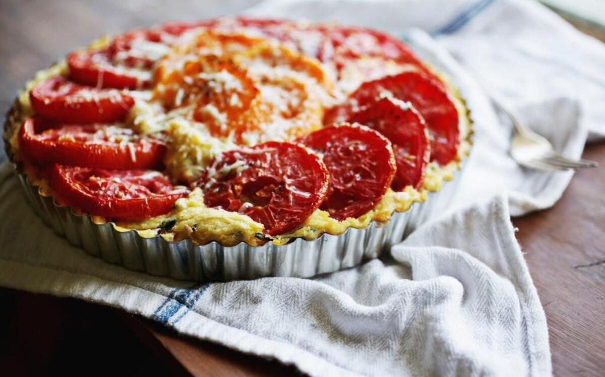 
Fresh Tomato Tart from Crook's Corner chef Bill Smith.
