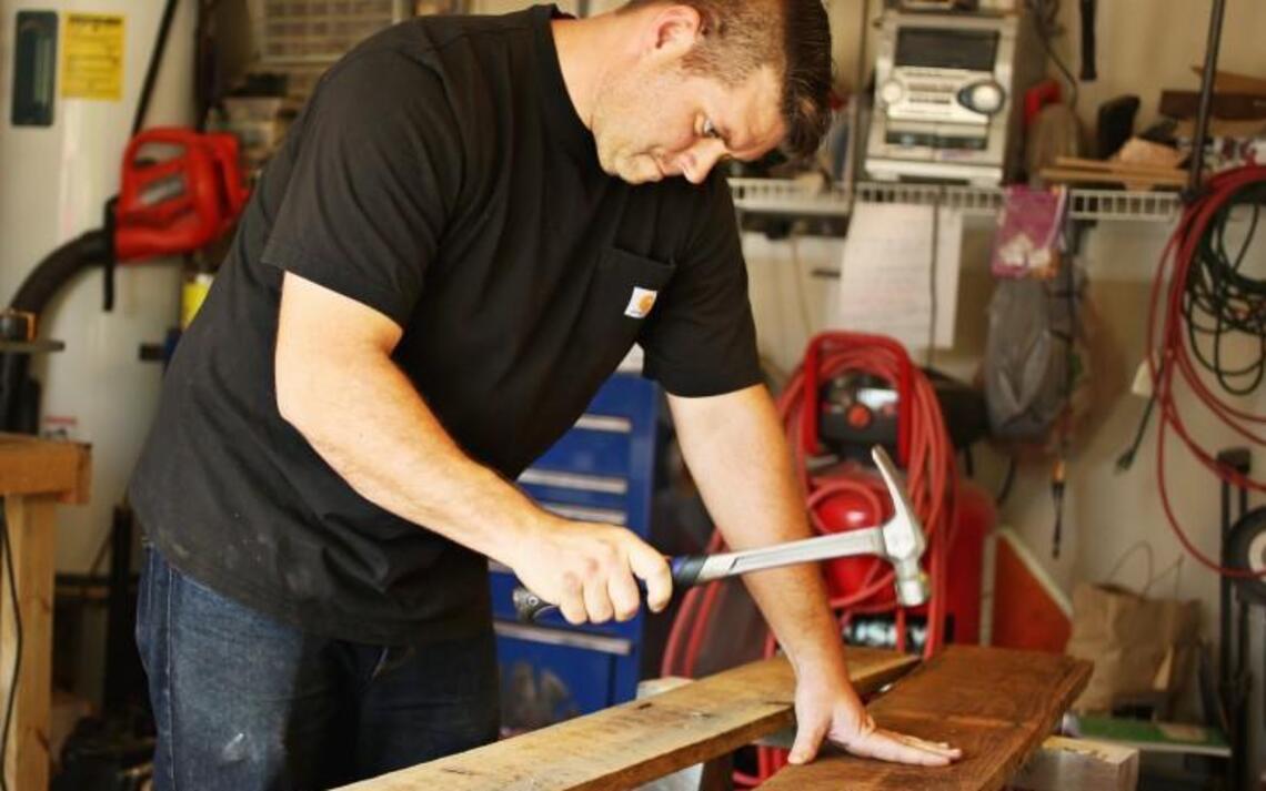 Inspired by grandfathers, Eric Cotton turns salvaged wood into modern heirlooms